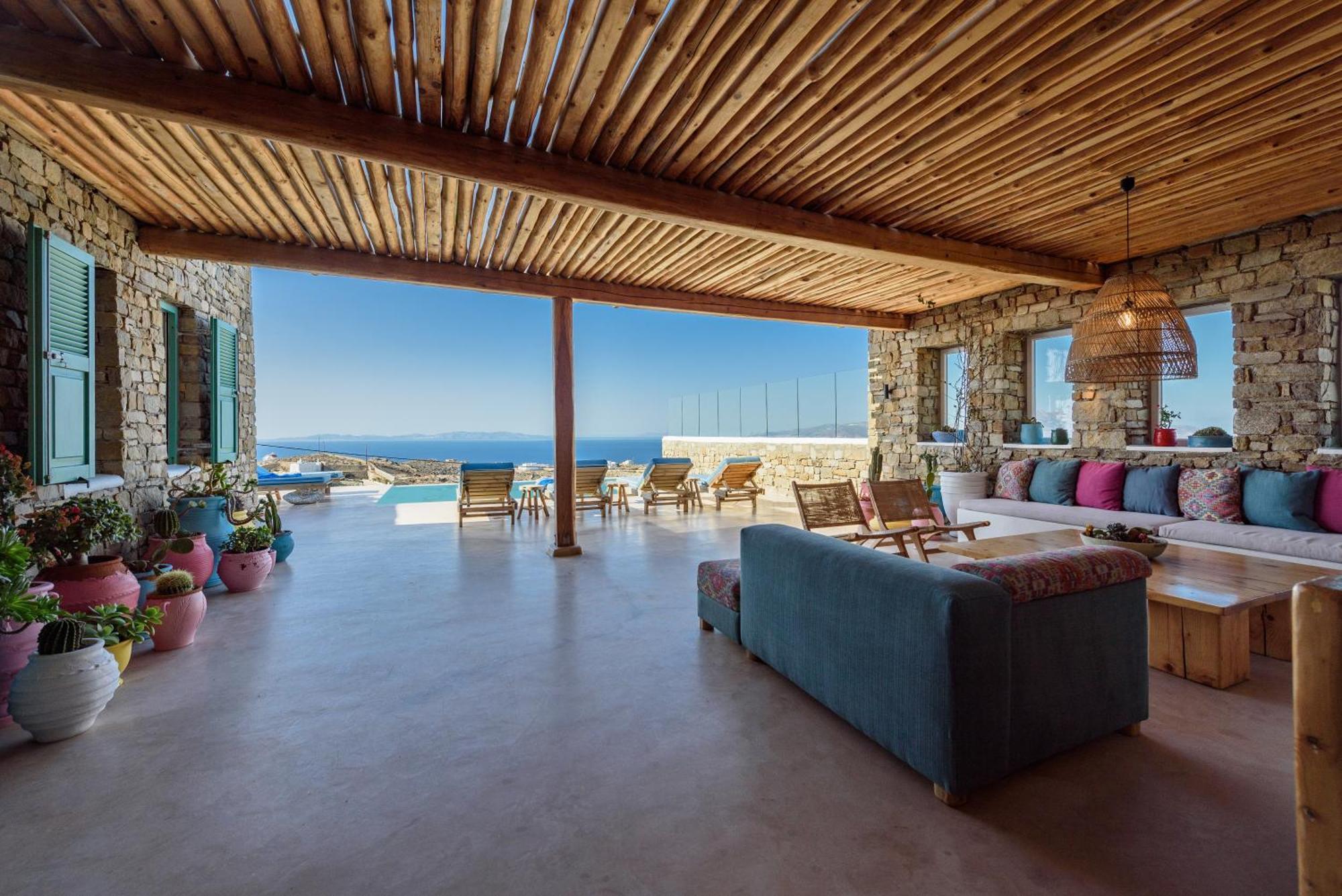 Villa Joy - Sunset Sea View Villa Mykonos Town Buitenkant foto