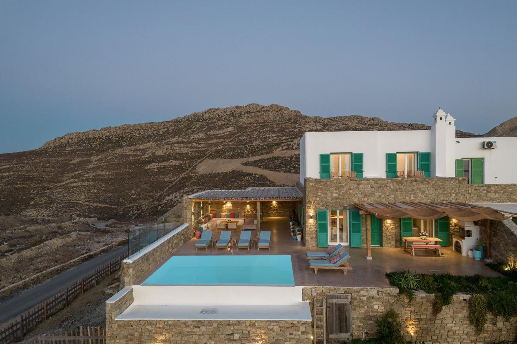 Villa Joy - Sunset Sea View Villa Mykonos Town Buitenkant foto