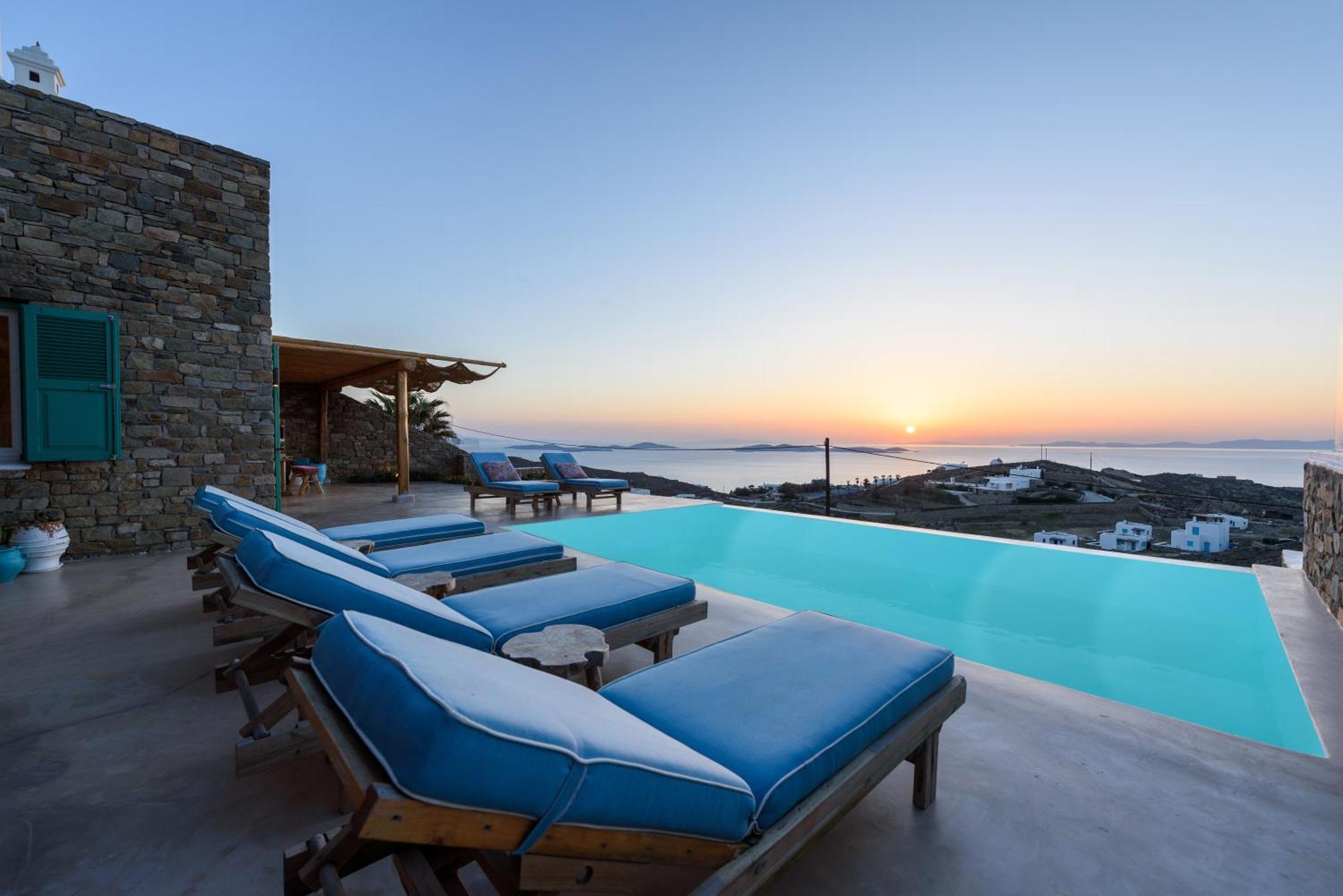 Villa Joy - Sunset Sea View Villa Mykonos Town Buitenkant foto