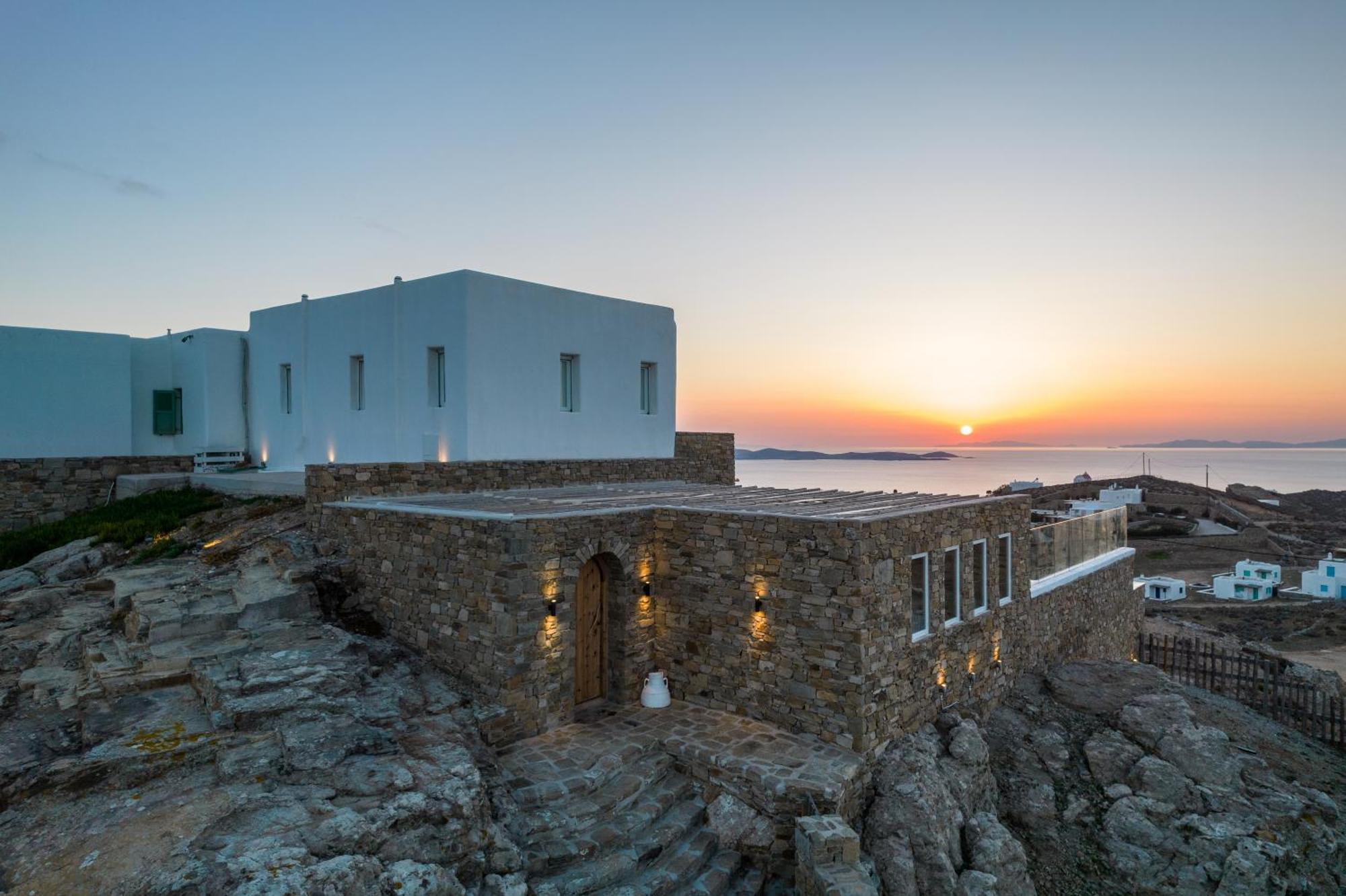 Villa Joy - Sunset Sea View Villa Mykonos Town Buitenkant foto